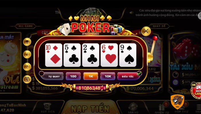 4. Một Số Mẹo Chơi Mini Poker Hiệu Quả